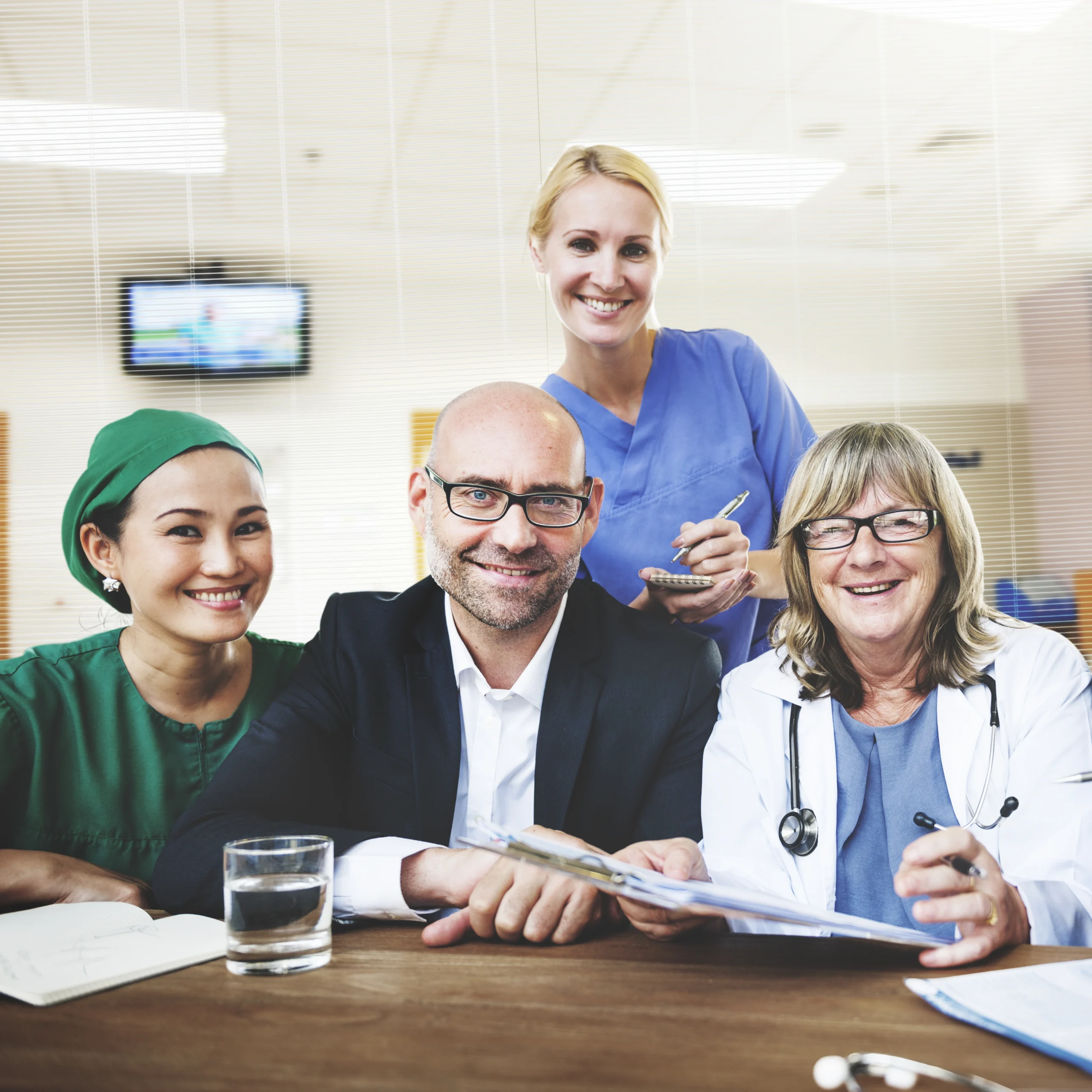 Pinnacle Clinic medical team in discussion