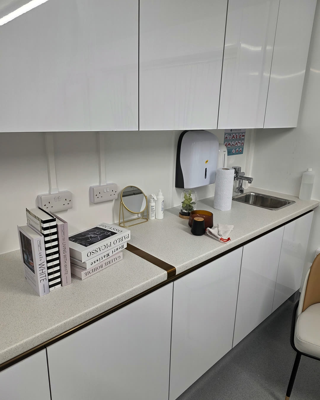 Treatment Room Skincare Station