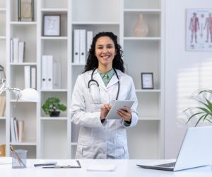 Portrait,Of,A,Female,Doctor,Inside,The,Office,Of,The Portrait,Of,A,Female,Doctor,Inside,The,Office,Of,The